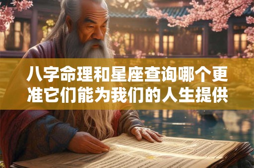 八字命理和星座查询哪个更准它们能为我们的人生提供怎样的指导