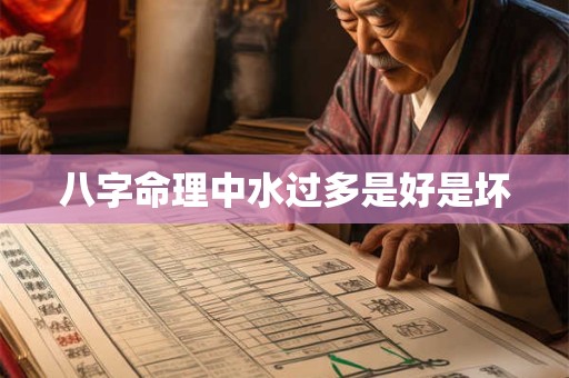 八字命理中水过多是好是坏