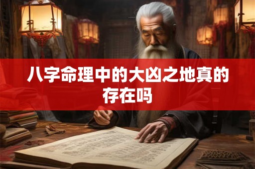 八字命理中的大凶之地真的存在吗