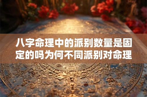 八字命理中的派别数量是固定的吗为何不同派别对命理的解读差异如此之大
