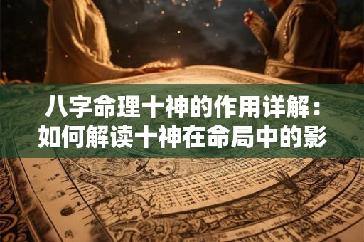 八字命理十神的作用详解：如何解读十神在命局中的影响