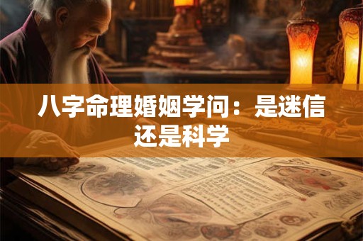 八字命理婚姻学问：是迷信还是科学