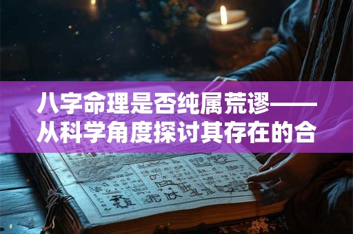 八字命理是否纯属荒谬——从科学角度探讨其存在的合理性