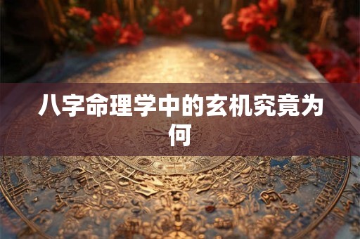 八字命理学中的玄机究竟为何