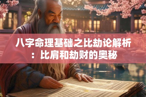 八字命理基础之比劫论解析：比肩和劫财的奥秘
