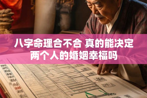 八字命理合不合 真的能决定两个人的婚姻幸福吗