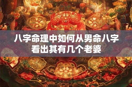 八字命理中如何从男命八字看出其有几个老婆