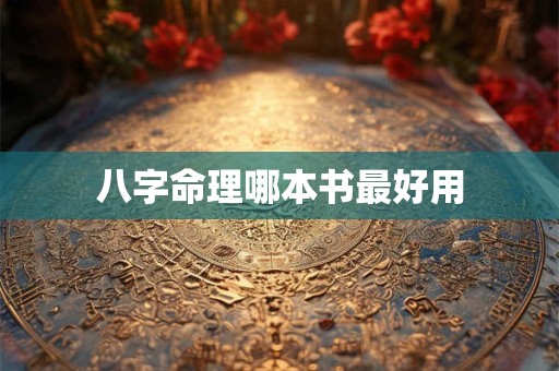 八字命理哪本书最好用