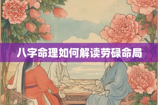 八字命理如何解读劳碌命局