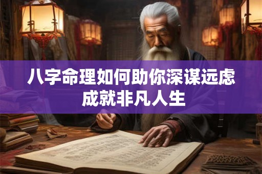 八字命理如何助你深谋远虑 成就非凡人生