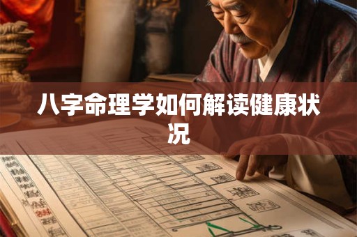 八字命理学如何解读健康状况