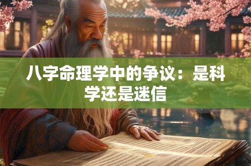 八字命理学中的争议：是科学还是迷信
