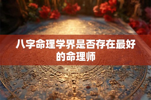 八字命理学界是否存在最好的命理师 八字命理学界是否存在最好的命理师