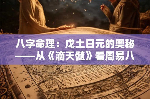 八字命理：戊土日元的奥秘——从《滴天髓》看周易八字中的戊土特质