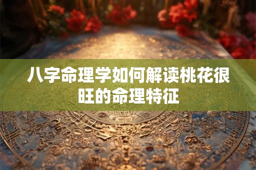 八字命理学如何解读桃花很旺的命理特征