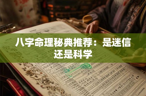 八字命理秘典推荐：是迷信还是科学