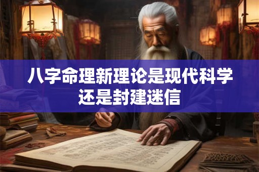 八字命理新理论是现代科学还是封建迷信