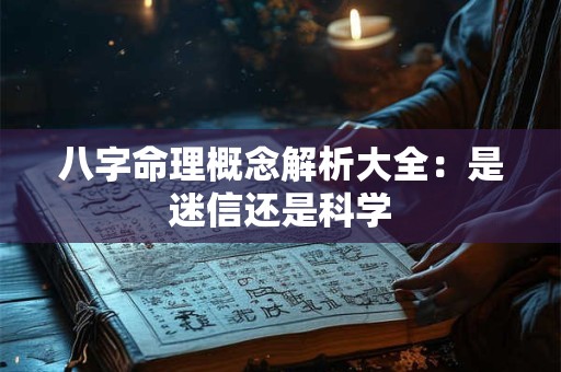 八字命理概念解析大全：是迷信还是科学