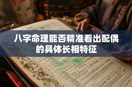 八字命理能否精准看出配偶的具体长相特征