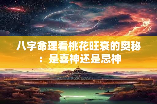 八字命理看桃花旺衰的奥秘：是喜神还是忌神