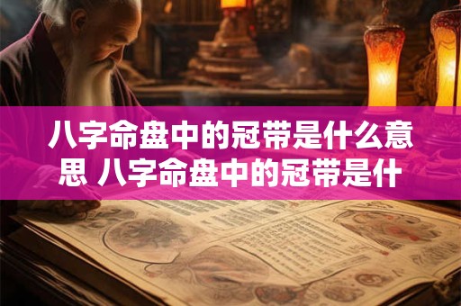 八字命盘中的冠带是什么意思 八字命盘中的冠带是什么意思啊