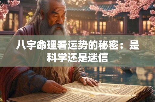 八字命理看运势的秘密：是科学还是迷信