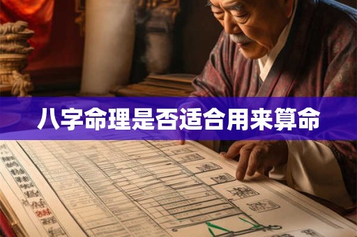八字命理是否适合用来算命