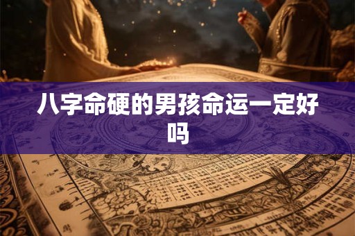 八字命硬的男孩命运一定好吗