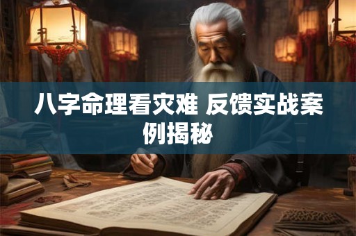 详细阅读:八字命理看灾难 反馈实战案例揭秘 八字命理看灾难 反馈实战案例揭秘