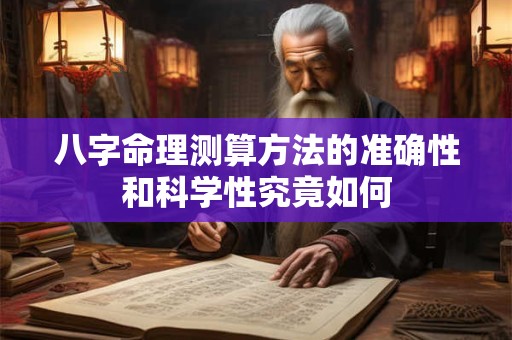 八字命理测算方法的准确性和科学性究竟如何
