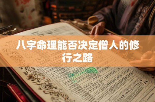 八字命理能否决定僧人的修行之路