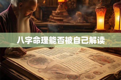 八字命理能否被自己解读
