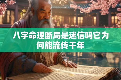 八字命理断局是迷信吗它为何能流传千年
