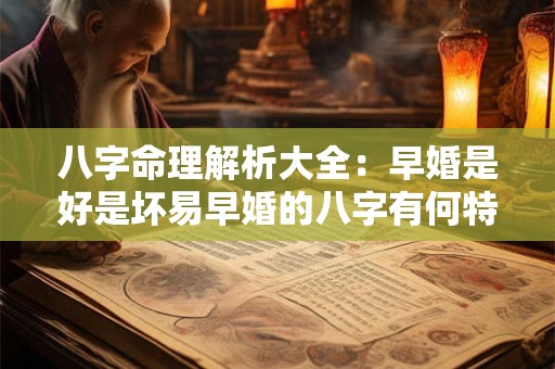八字命理解析大全：早婚是好是坏易早婚的八字有何特点