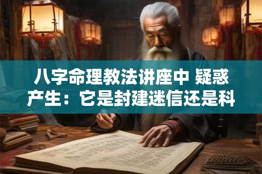 八字命理教法讲座中 疑惑产生：它是封建迷信还是科学