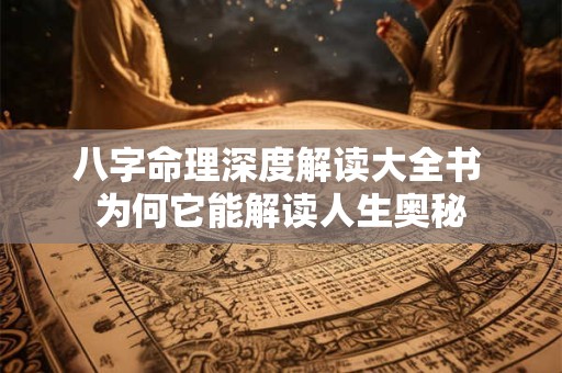 八字命理深度解读大全书 为何它能解读人生奥秘