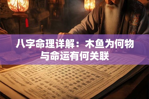 八字命理详解：木鱼为何物与命运有何关联