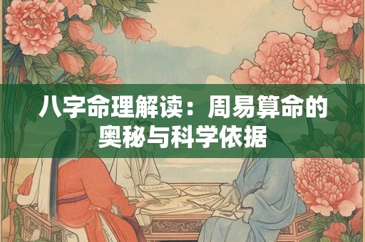 八字命理解读：周易算命的奥秘与科学依据