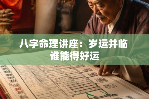 八字命理讲座:岁运并临 谁能得好运 八字命理讲座:岁运并临 谁能得好运