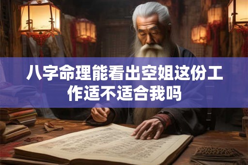 八字命理能看出空姐这份工作适不适合我吗