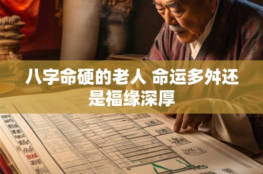 八字命硬的老人 命运多舛还是福缘深厚