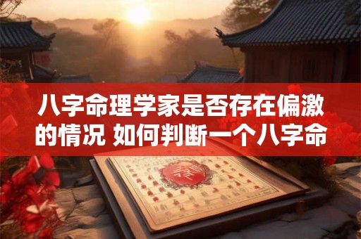 八字命理学家是否存在偏激的情况 如何判断一个八字命理学家是否偏激