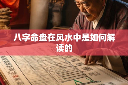 八字命盘在风水中是如何解读的