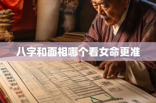 八字和面相哪个看女命更准