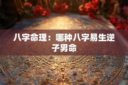 八字命理：哪种八字易生逆子男命