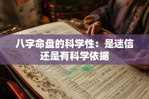 八字命盘的科学性：是迷信还是有科学依据