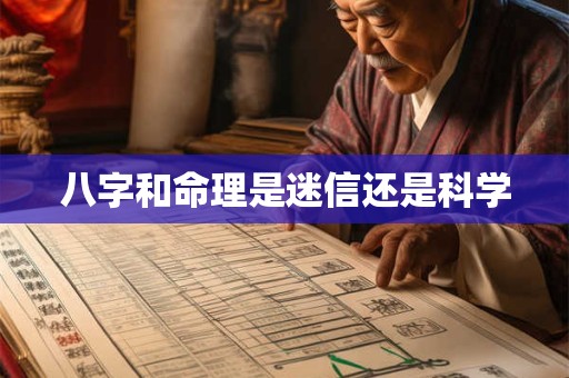 八字和命理是迷信还是科学