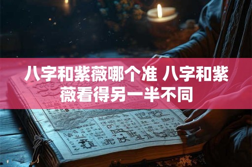 八字和紫薇哪个准 八字和紫薇看得另一半不同