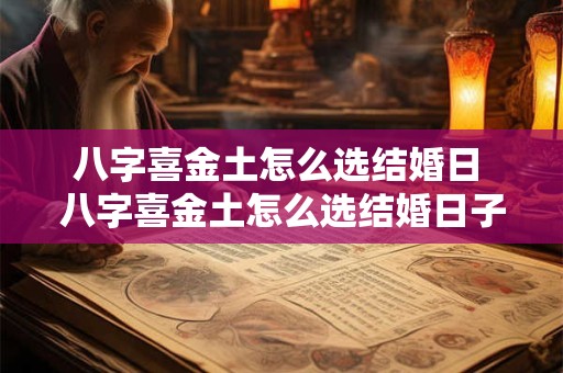 八字喜金土怎么选结婚日 八字喜金土怎么选结婚日子呢 八字喜金土怎么选结婚日 八字喜金土怎么选结婚日子呢