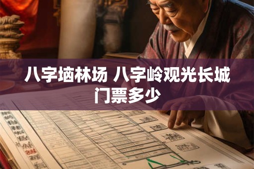 八字垴林场 八字岭观光长城门票多少 八字垴林场 八字岭观光长城门票多少